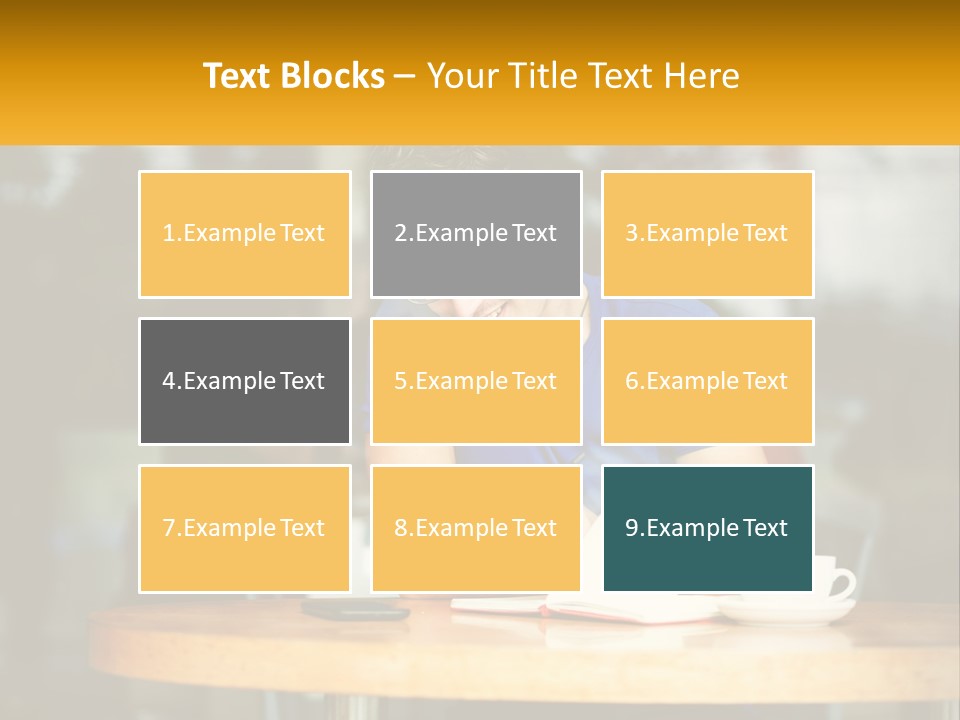 Life Sunset Peaceful PowerPoint Template
