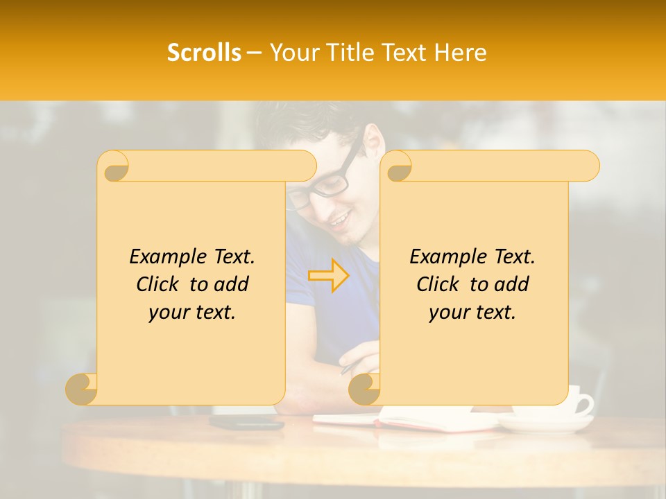 Life Sunset Peaceful PowerPoint Template