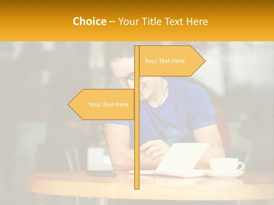 Life Sunset Peaceful PowerPoint Template