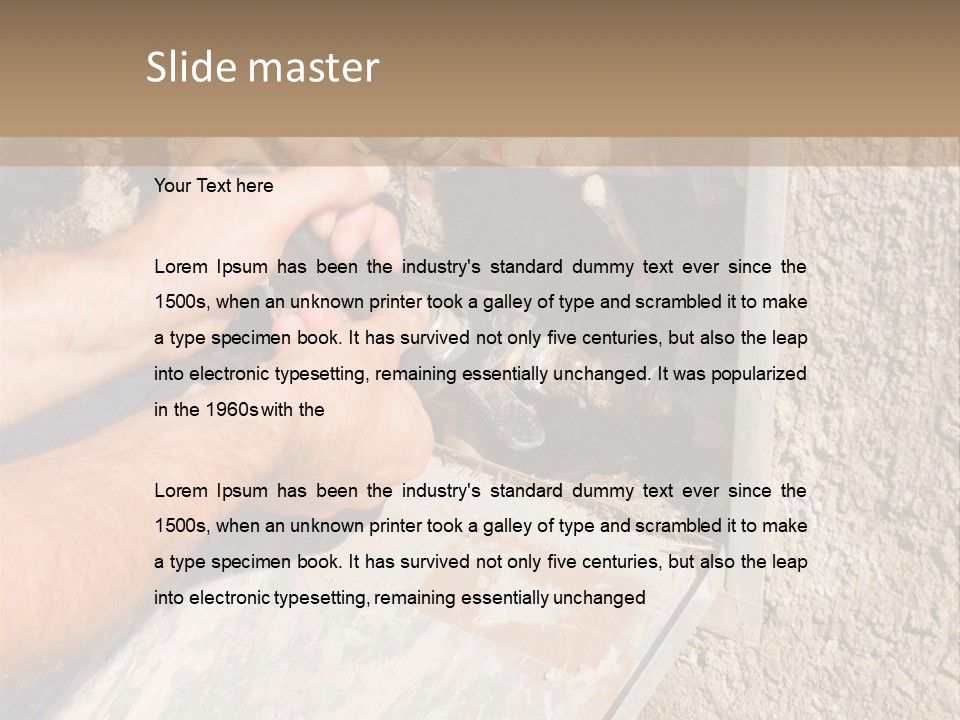 Life Parent Older PowerPoint Template