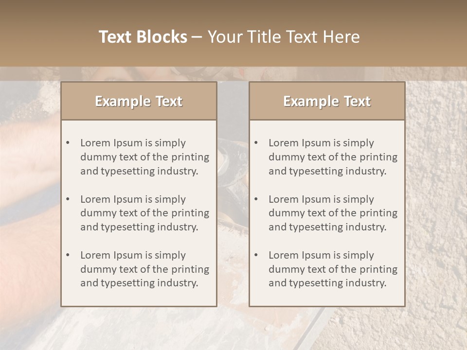 Life Parent Older PowerPoint Template