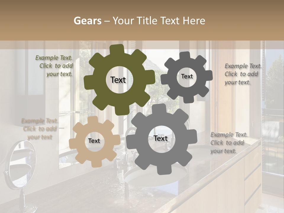 Wellness Mother Water PowerPoint Template