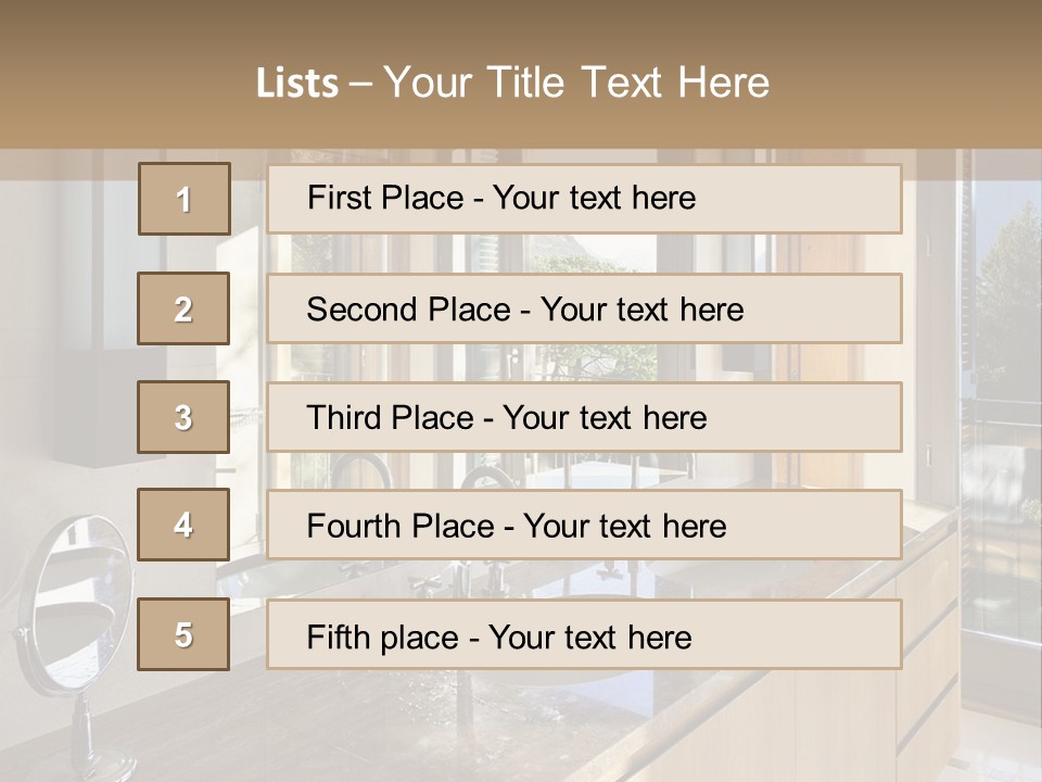 Wellness Mother Water PowerPoint Template
