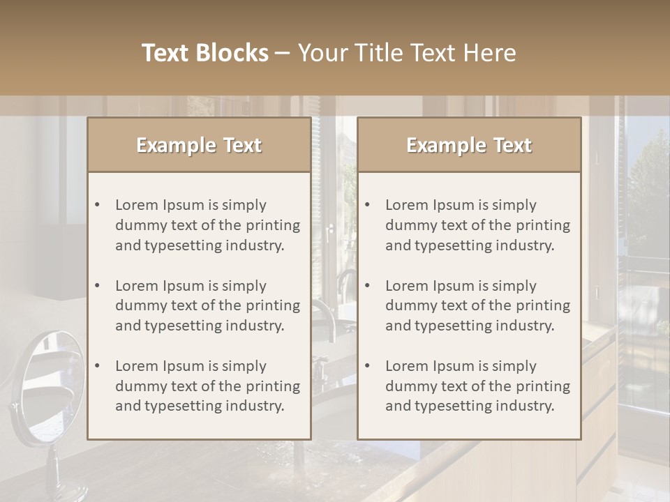 Wellness Mother Water PowerPoint Template