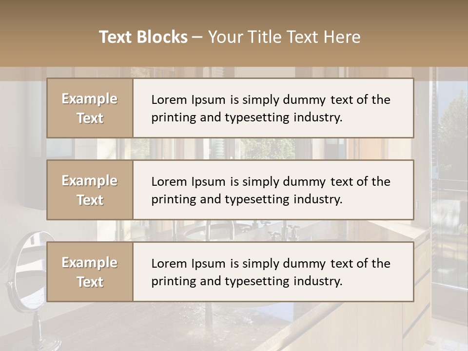 Wellness Mother Water PowerPoint Template