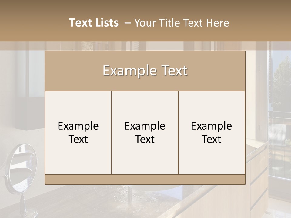 Wellness Mother Water PowerPoint Template