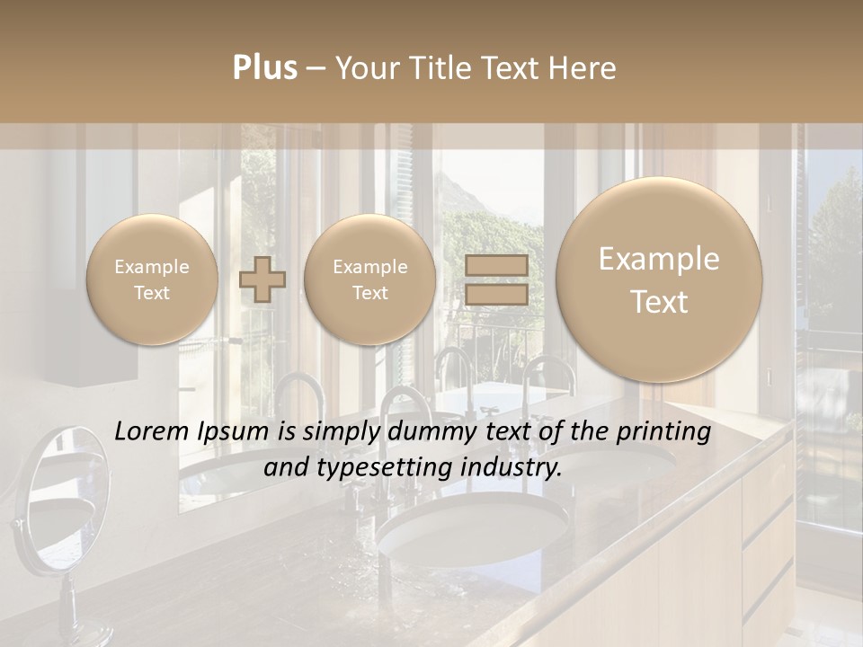 Wellness Mother Water PowerPoint Template