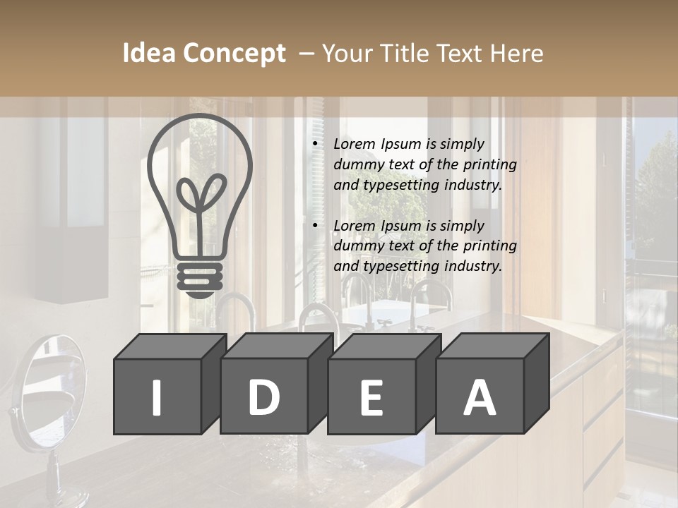 Wellness Mother Water PowerPoint Template