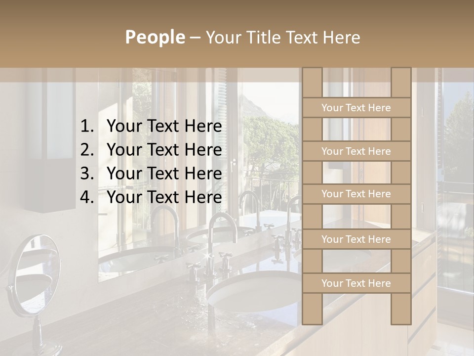 Wellness Mother Water PowerPoint Template