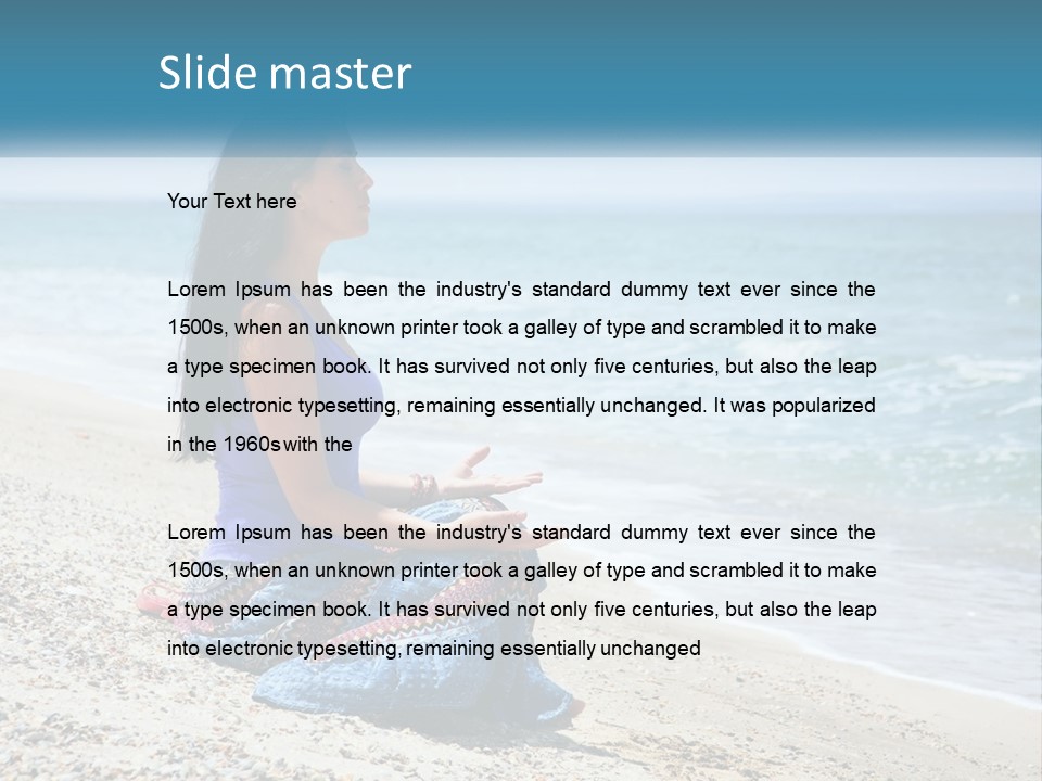 Standing Family Old PowerPoint Template