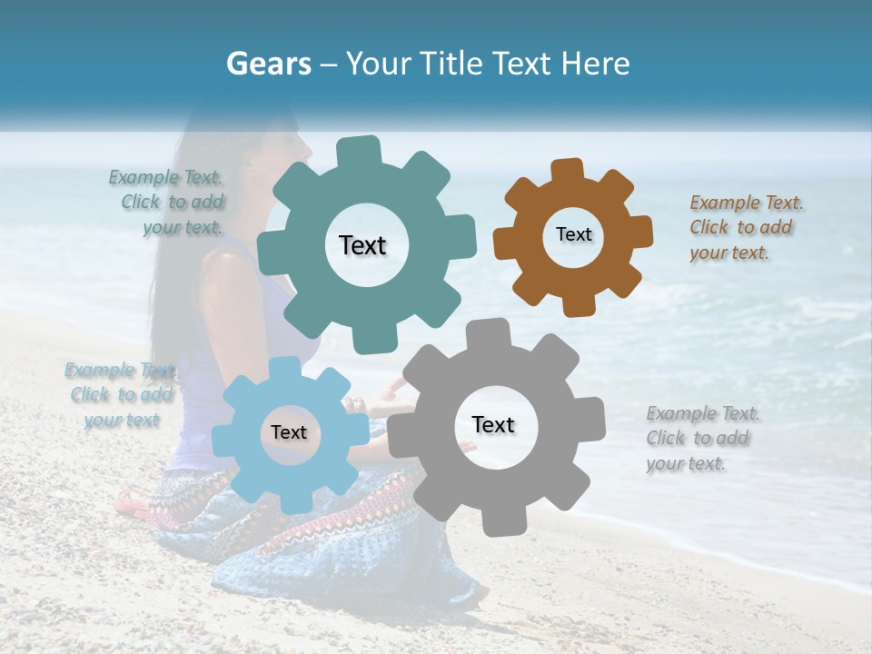 Standing Family Old PowerPoint Template