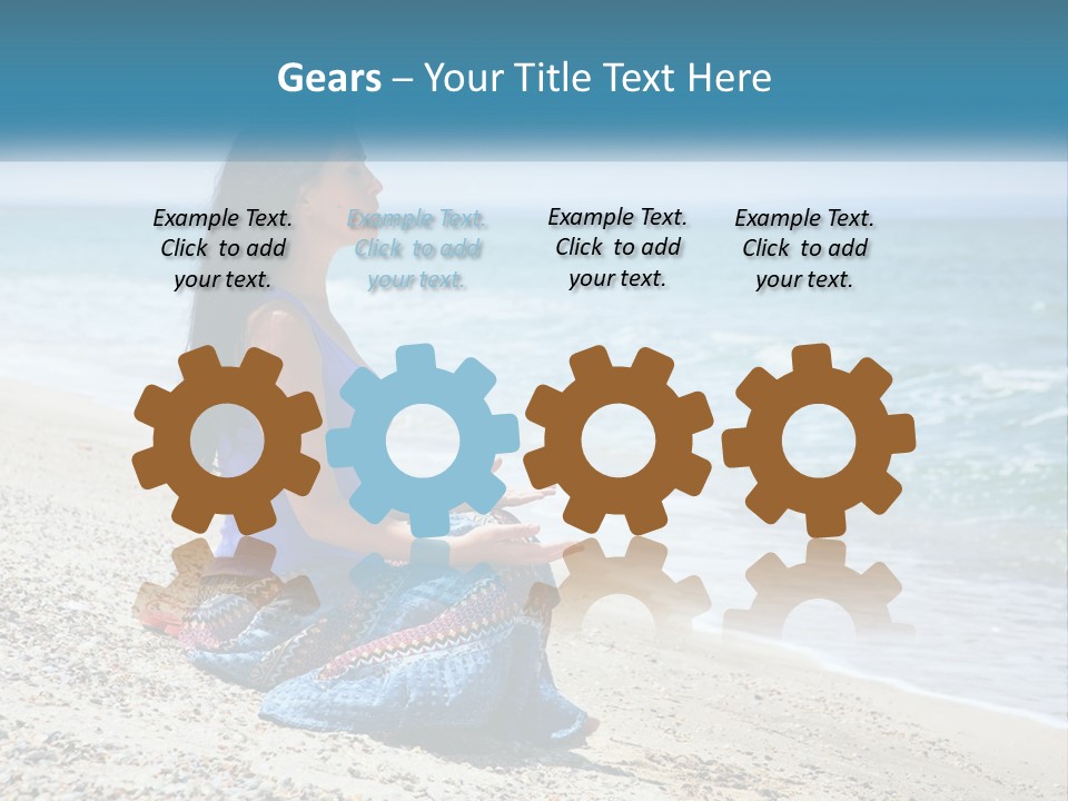 Standing Family Old PowerPoint Template