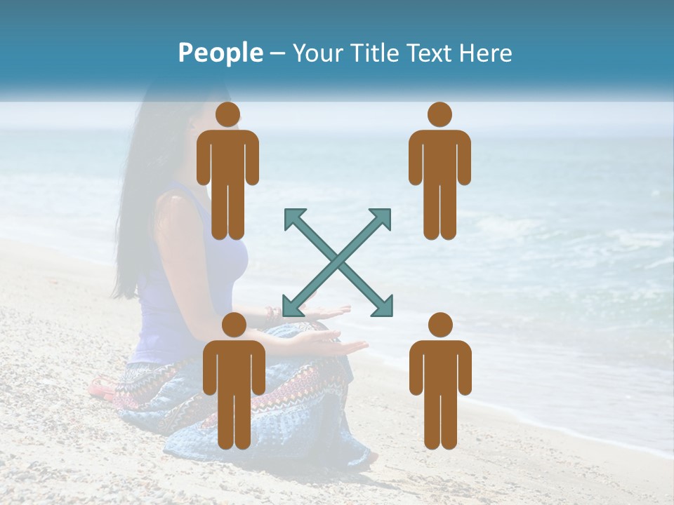 Standing Family Old PowerPoint Template