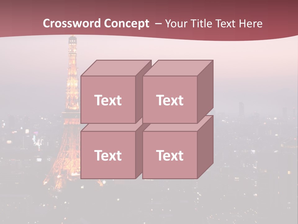 Older Caucasian Calm PowerPoint Template