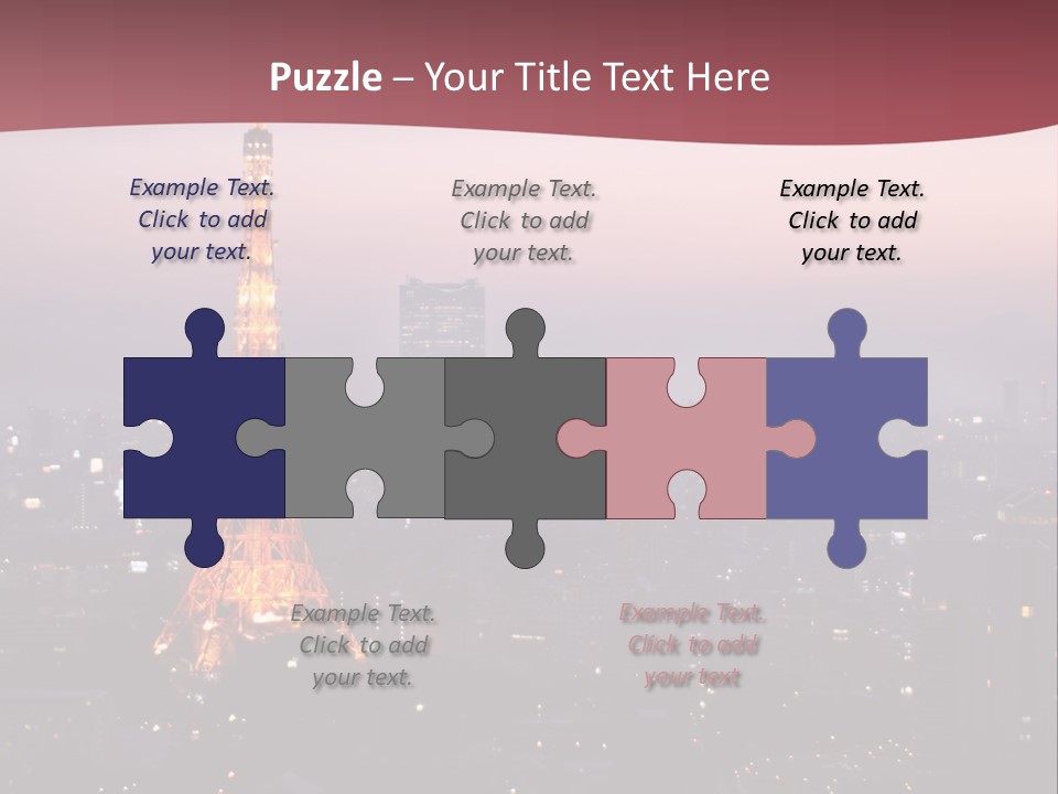 Older Caucasian Calm PowerPoint Template