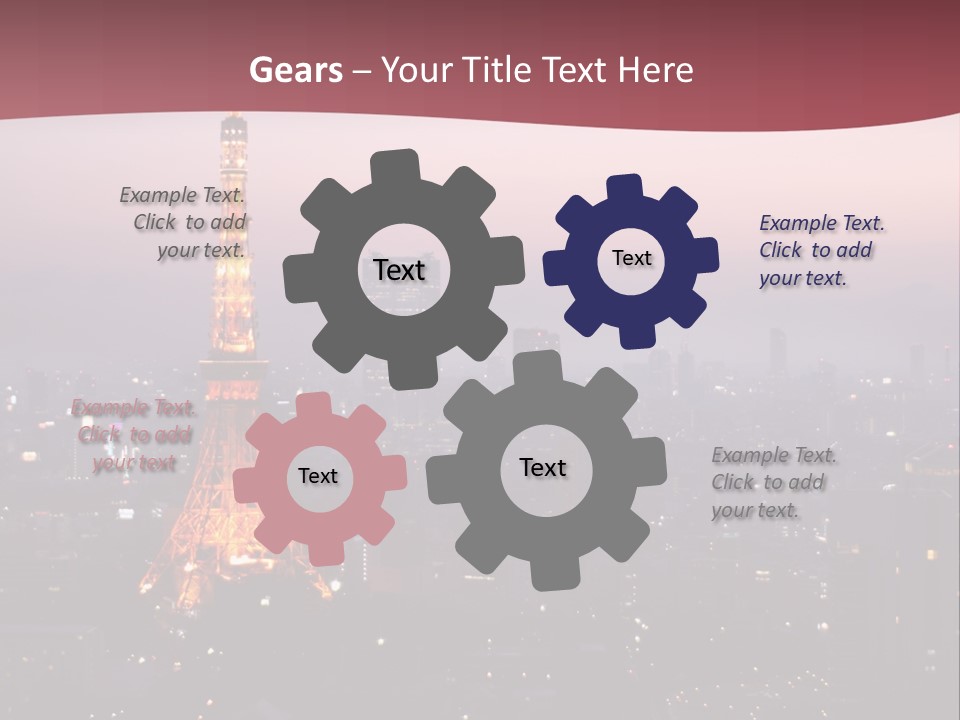 Older Caucasian Calm PowerPoint Template