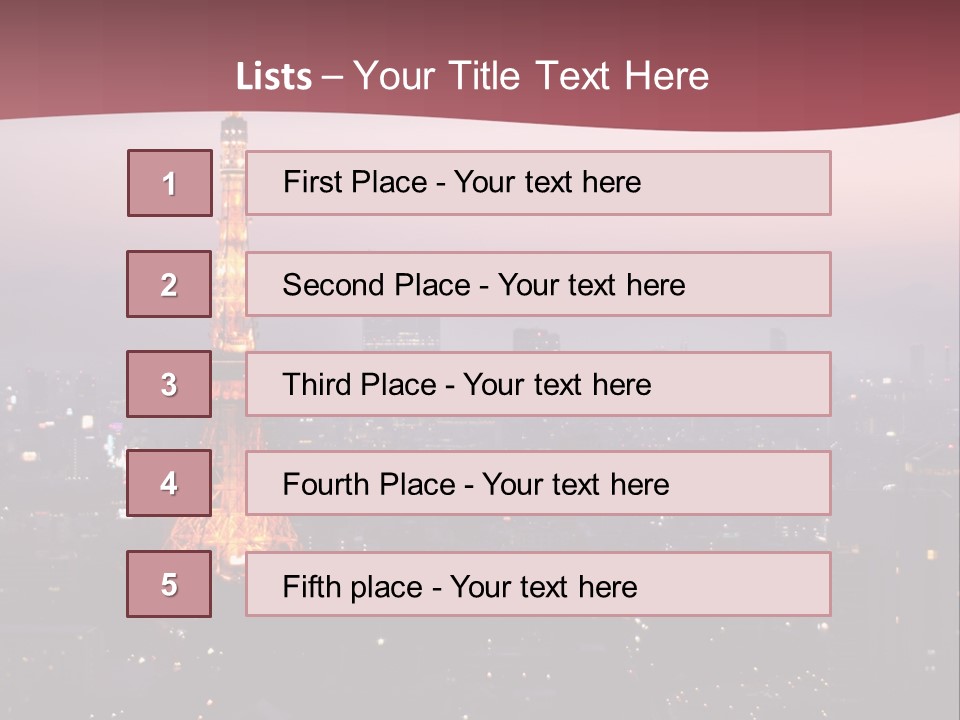Older Caucasian Calm PowerPoint Template