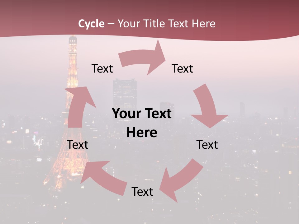 Older Caucasian Calm PowerPoint Template