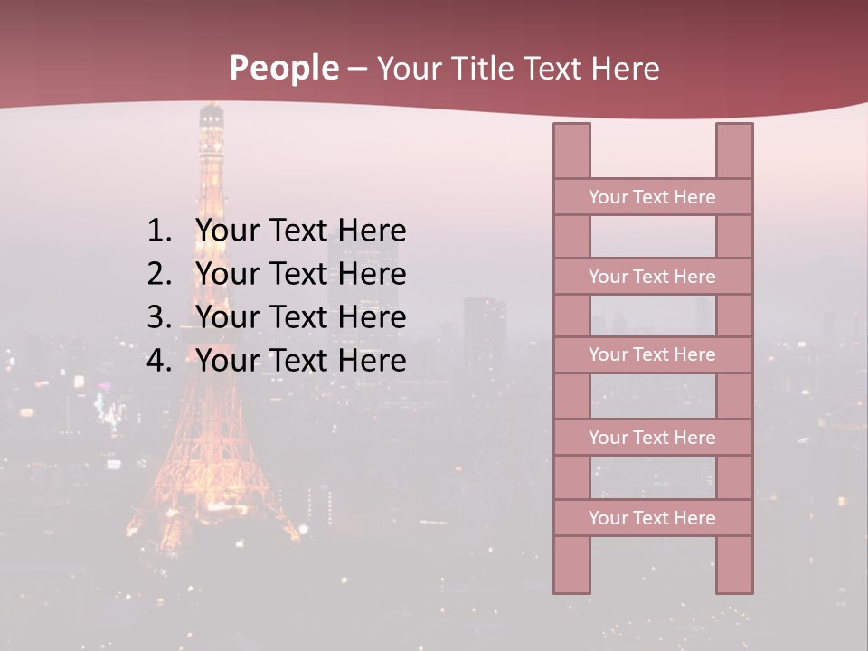 Older Caucasian Calm PowerPoint Template