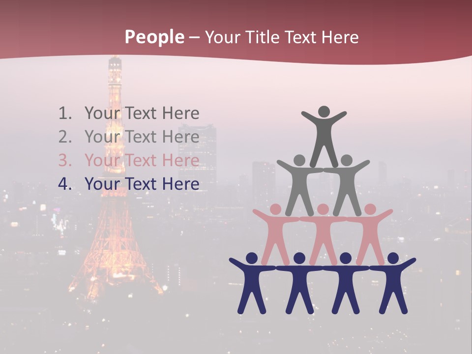 Older Caucasian Calm PowerPoint Template