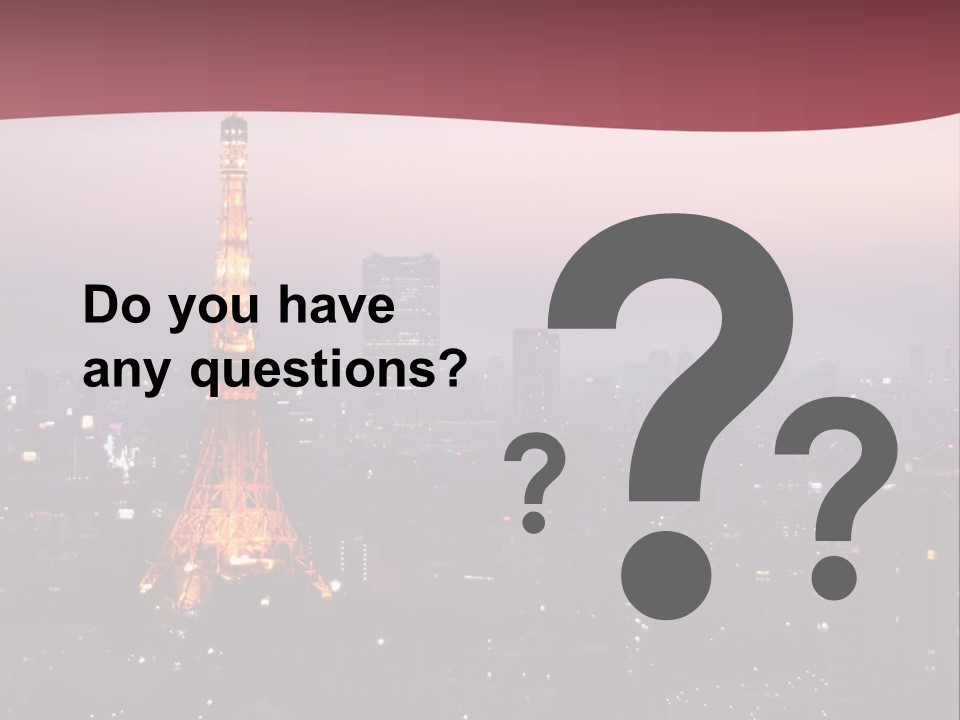 Older Caucasian Calm PowerPoint Template