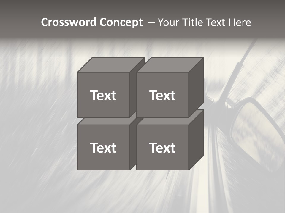 Caucasian Life Pensioner PowerPoint Template