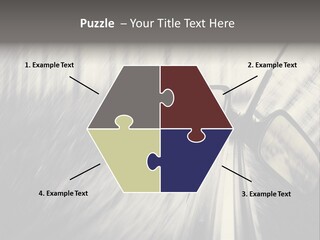 Caucasian Life Pensioner PowerPoint Template