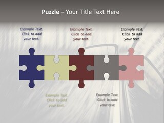 Caucasian Life Pensioner PowerPoint Template