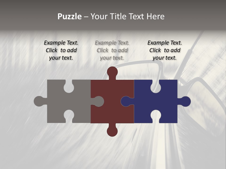 Caucasian Life Pensioner PowerPoint Template