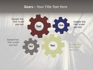 Caucasian Life Pensioner PowerPoint Template