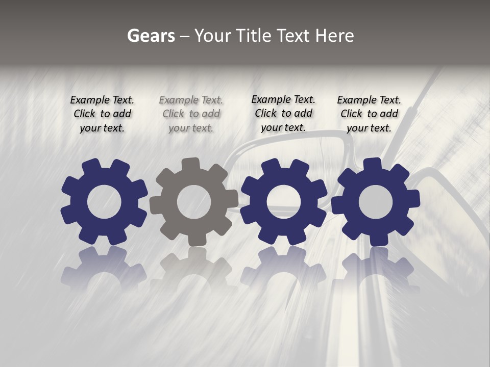 Caucasian Life Pensioner PowerPoint Template