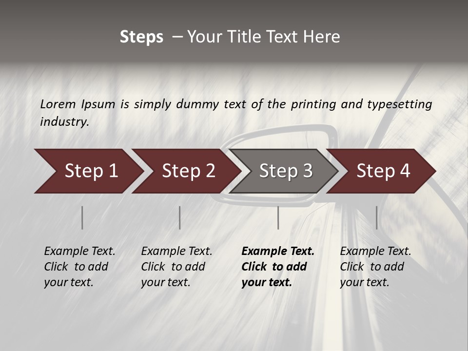 Caucasian Life Pensioner PowerPoint Template