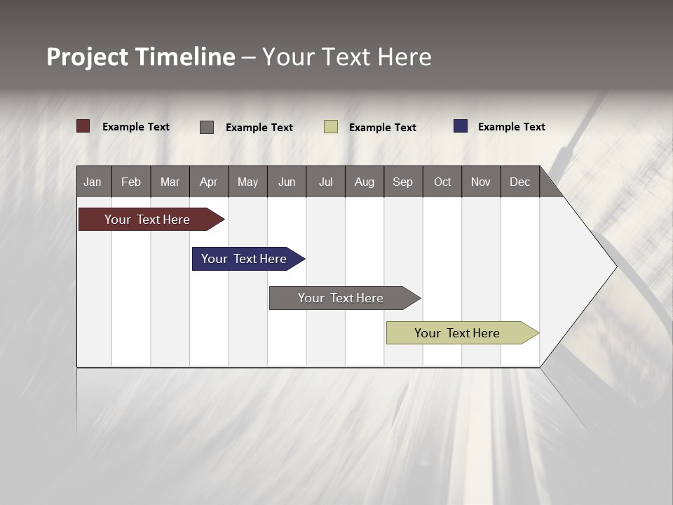 Caucasian Life Pensioner PowerPoint Template