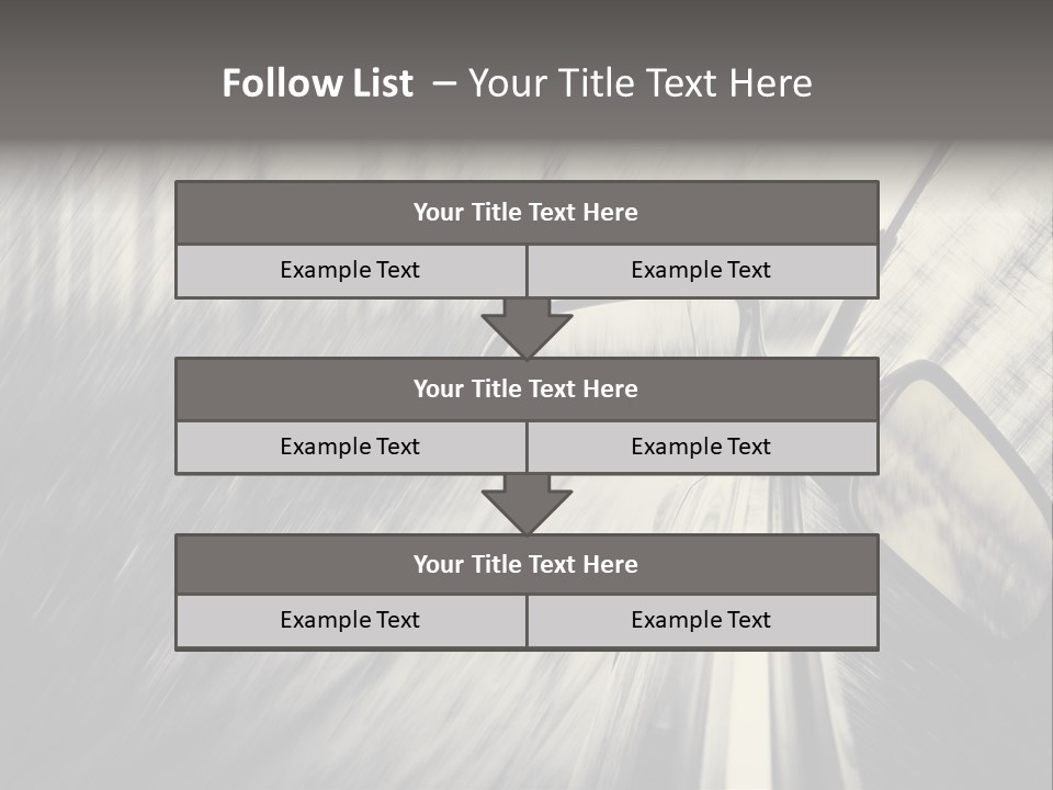 Caucasian Life Pensioner PowerPoint Template