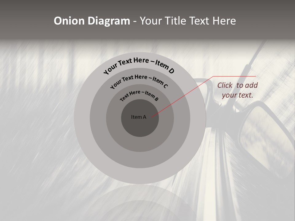 Caucasian Life Pensioner PowerPoint Template