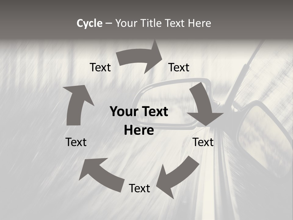 Caucasian Life Pensioner PowerPoint Template