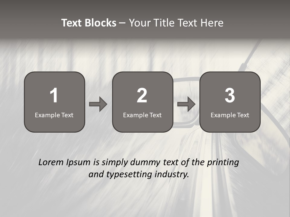 Caucasian Life Pensioner PowerPoint Template
