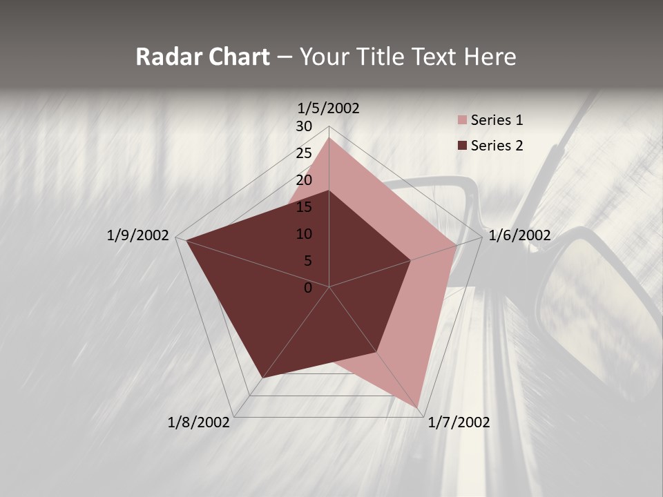 Caucasian Life Pensioner PowerPoint Template