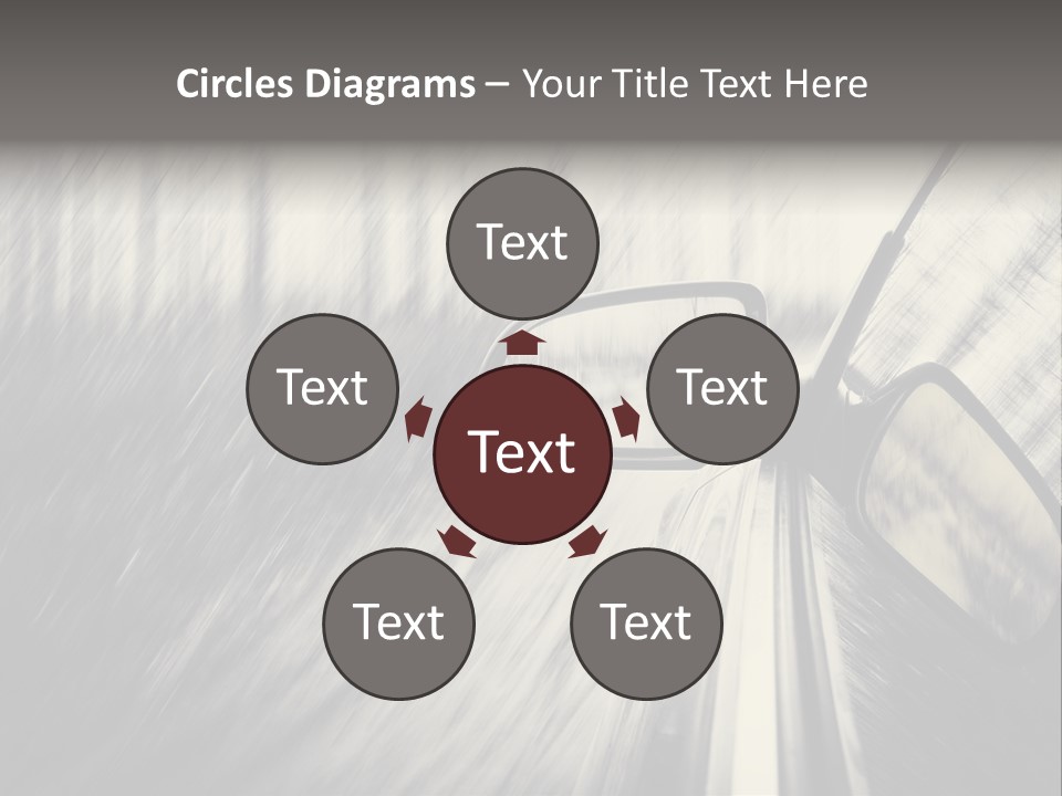 Caucasian Life Pensioner PowerPoint Template