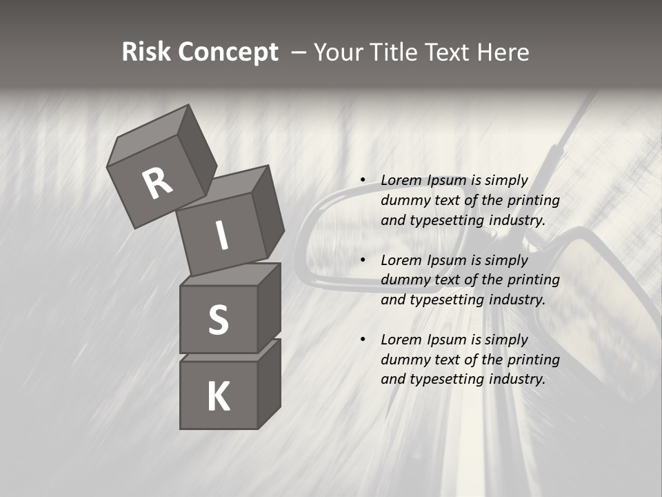 Caucasian Life Pensioner PowerPoint Template