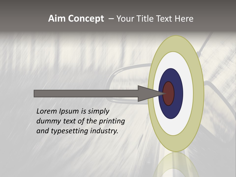 Caucasian Life Pensioner PowerPoint Template