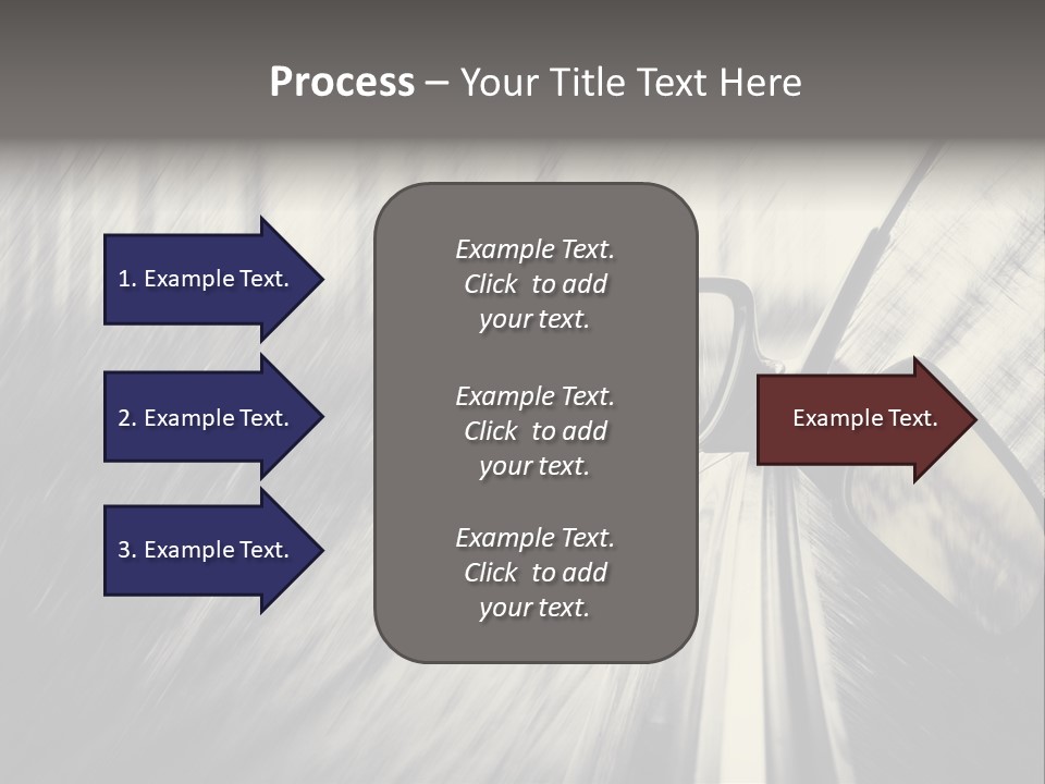 Caucasian Life Pensioner PowerPoint Template