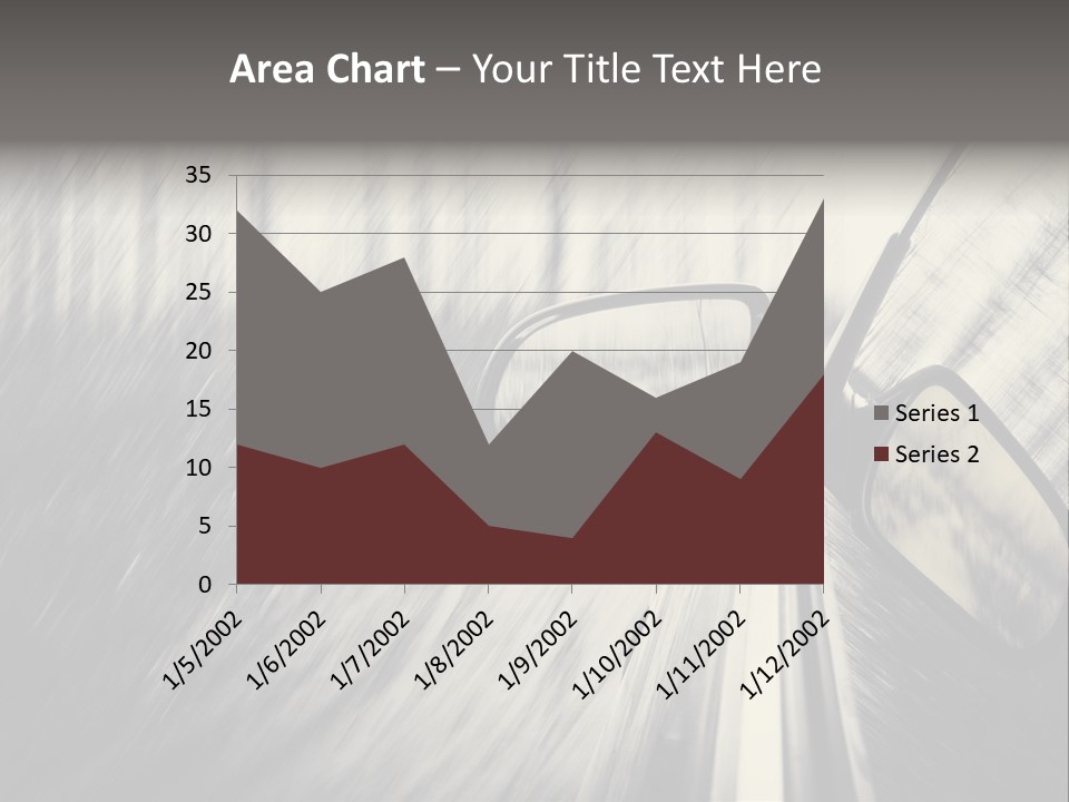 Caucasian Life Pensioner PowerPoint Template