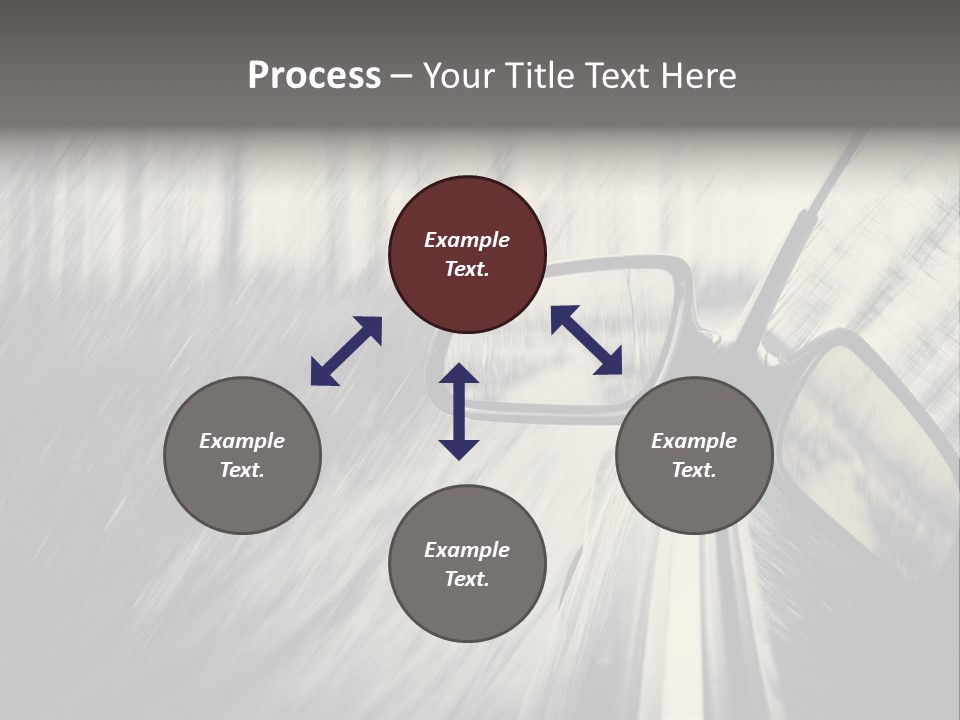 Caucasian Life Pensioner PowerPoint Template
