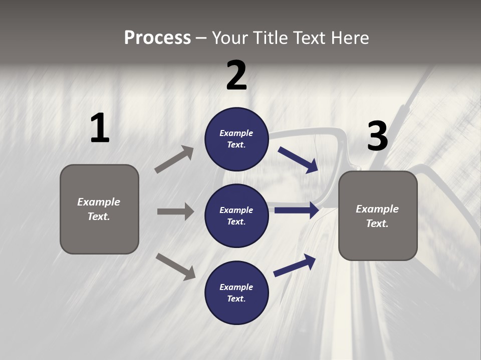 Caucasian Life Pensioner PowerPoint Template
