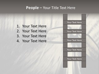 Caucasian Life Pensioner PowerPoint Template