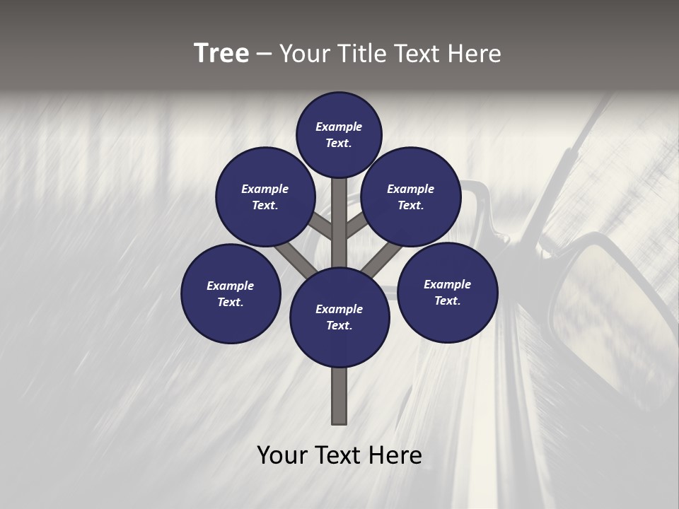 Caucasian Life Pensioner PowerPoint Template