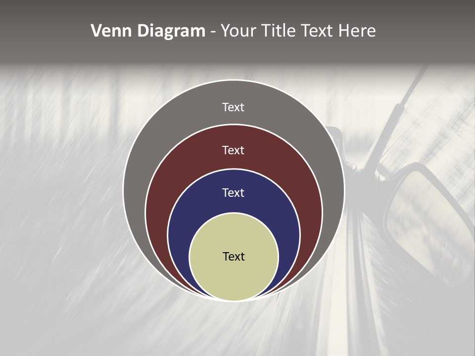 Caucasian Life Pensioner PowerPoint Template