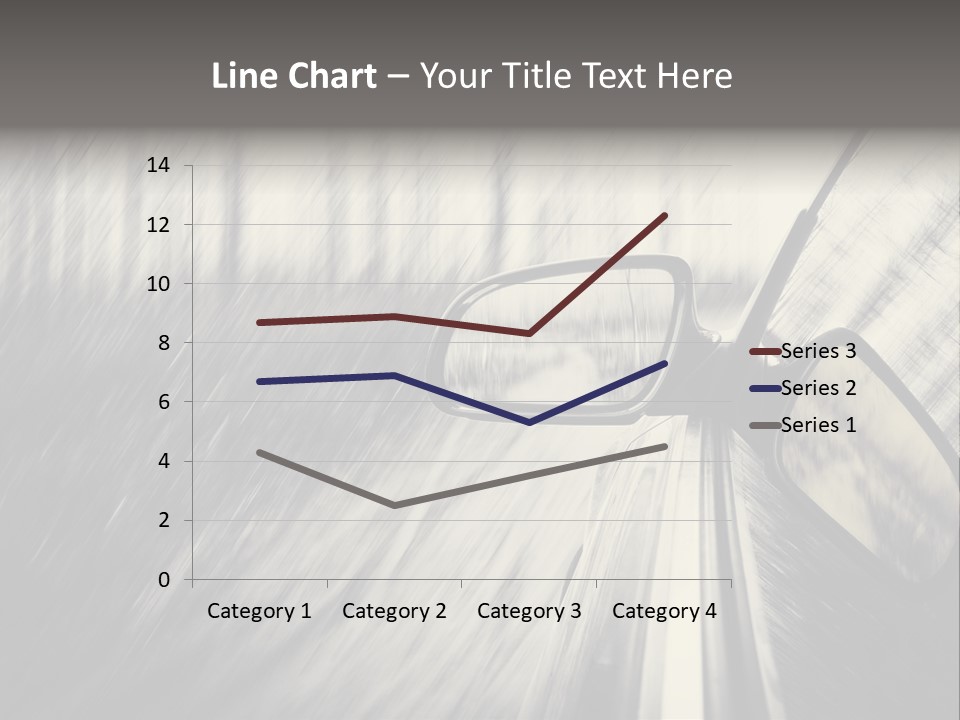 Caucasian Life Pensioner PowerPoint Template