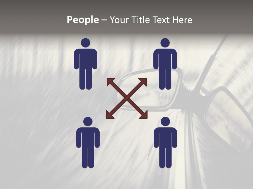 Caucasian Life Pensioner PowerPoint Template